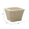 Antul Coffee Table White & Natural