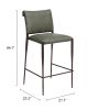 Freesia Barstool (Set of 2) Olive Green