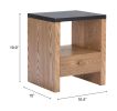 Natt Side Table Black