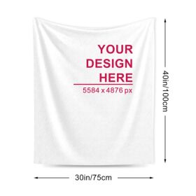 30x40 Inch, Flannel Blanket - Vertical Version