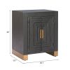 Trazo Side Table Black