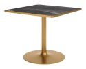 Caliza Dining Table Black & Gold