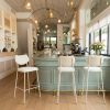 Zeal Barstool (Set of 4) Light Gray & Beige