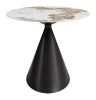 Armana Dining Table White & Brown