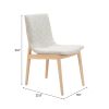 Raha Dining Chair (Set of 2) Gray & Whitewashed