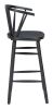 Stenger Barstool (Set of 2) Black