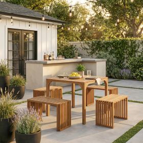 Riviera Extendable Dining Table Natural