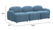 Cleo Modular Sofa Blue