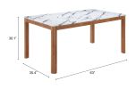 Jemy Dining Table White