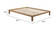 Luum Queen Platform Bed Frame Natural