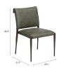 Freesia Dining Chair (Set of 2) Olive Green