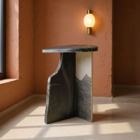 Surya Side Table Black
