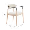Equinox Dining Chair Oyster Gray & Natural