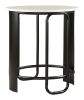 Obel Side Table White & Black