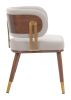 Brew Dining Chair Beige & Walnut