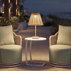 Lumika Solar Table Lamp Beige