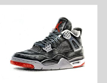 Black Tennis Shoe