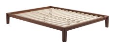 Luum Queen Platform Bed Frame Walnut
