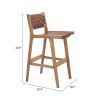 Feder Barstool (Set of 2) Brown