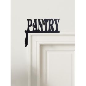 Vintage Farmhouse Pantry Sign - Hand Painted Rustic Wooden Wall Art