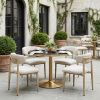 Batu Dining Table Black & Gold