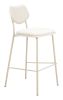 Zeal Barstool (Set of 4) Light Gray & Beige