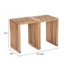 Riviera Extendable Stool (Set of 2) Natural
