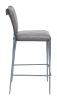 Freesia Barstool (Set of 2) Charcoal Gray