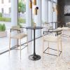 Equinox Barstool Oyster Gray & Natural