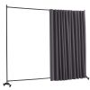 Room Divider, Portable Panel Room Divider with Wheels Curtain Divider Stand, Freestanding Room Divider Privacy Screen for Office, Bedroom, Dining Room