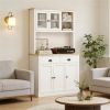 Vertical cabinet, cutlery cabinet, storage cabinet, cutlery cabinet, white