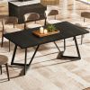 Living room dining table, modern rectangular dining table, kitchen dining table, Sturdy Design