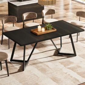 Living room dining table, modern rectangular dining table, kitchen dining table, Sturdy Design