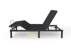 Black dual-motor adjustable electric bed , with 9-key remote control , Easy Assembly,Queen size bed frame
