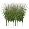 Artificial Grass Plant, 27 inch Faux Onion Grass Fake Greenery Shrubs Plant, Premium PVC for Indoor Outdoor House Home Garden Office Room DÃ©cor