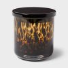 Colored Glass Tortoise Bath Canister