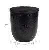 Duskan Storage Side Table Black
