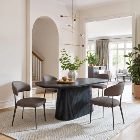 Sulco Dining Table Black