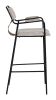 Couva Barstool (Set of 2) Gray Tweed