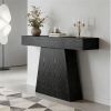 Main console, farmhouse entrance table, trapezoidal base sofa table, entrance table