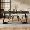 Living room dining table, modern rectangular dining table, kitchen dining table, Sturdy Design