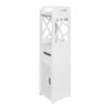 Bathroom Storage Shelf Drawer Multi Compartment Organizer Water Proof Anti Decay Anti Rot Environmental Friendly White