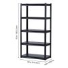 Storage Shelves, 2000 lbs, 5 Tier Garage Storage Shelving, 16" D x 32" W x 63" H Adjustable Metal Shelves for Garage Shelves Utility Rack Shelf
