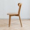 Dining chair wooden FAS grade oak natural wood made in North America 100% dirt-free wood chair solid chair table chair wooden living room chair simple