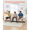 100-Inch Modular 3-Seater Sofa â€“ Comfy Couch with Deep Seats & Hidden Storage, Modern Design for Living Room, Apartment, or Office, White