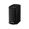 Slim Bathroom Trash Can, 11.4 x 5.71 x 10.7 Inch Small Bedroom Trashcan with Step Pedal & Soft Close Lid