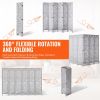 Wood Room Divider, 6 Panel Wood Folding Privacy Screen, 66.9 Inches Tall Indoor Carved Partition Divider, Portable Decoration Screen