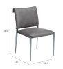 Freesia Dining Chair (Set of 2) Charcoal Gray