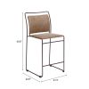 Verbena Counter Stool (Set of 2) Brown