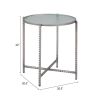 Vetro Side Table Silver
